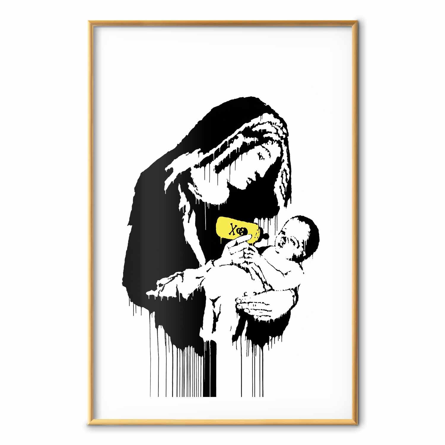 Breastfeeding Mother Street Art Poster