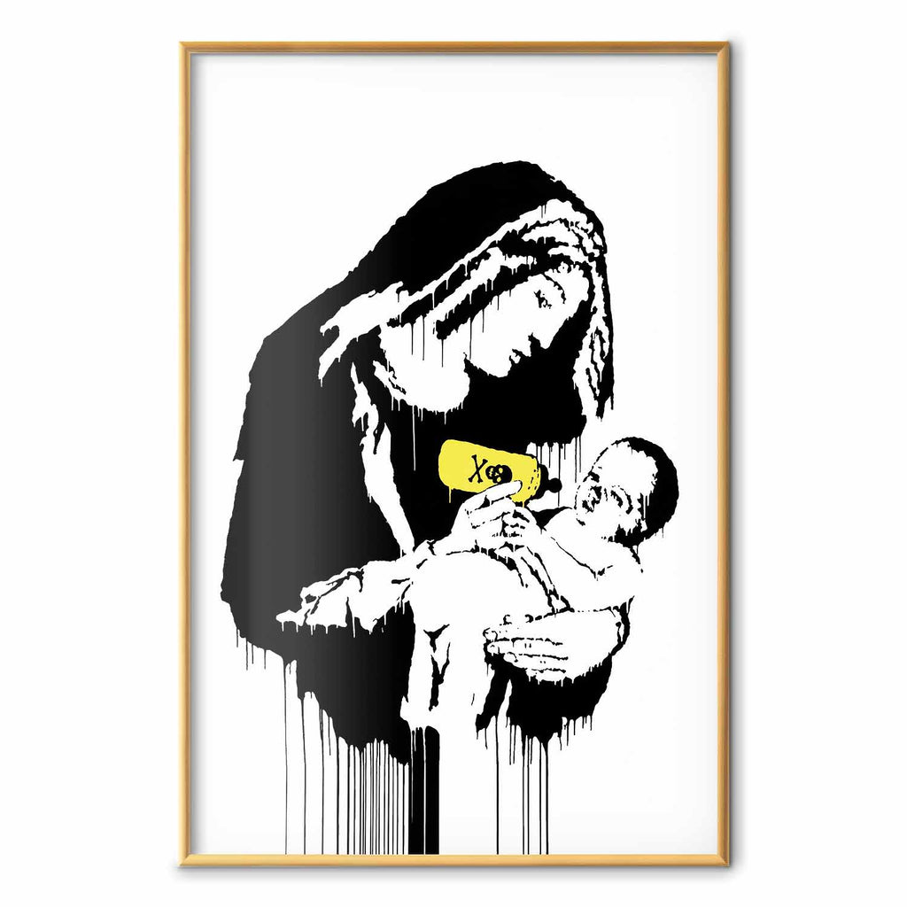 Breastfeeding Mother Street Art Poster