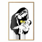 Breastfeeding Mother Street Art Poster