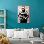 Graffiti Policeman Street Art Poster