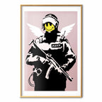 Graffiti Policeman Street Art Poster