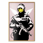 Graffiti Policeman Street Art Poster