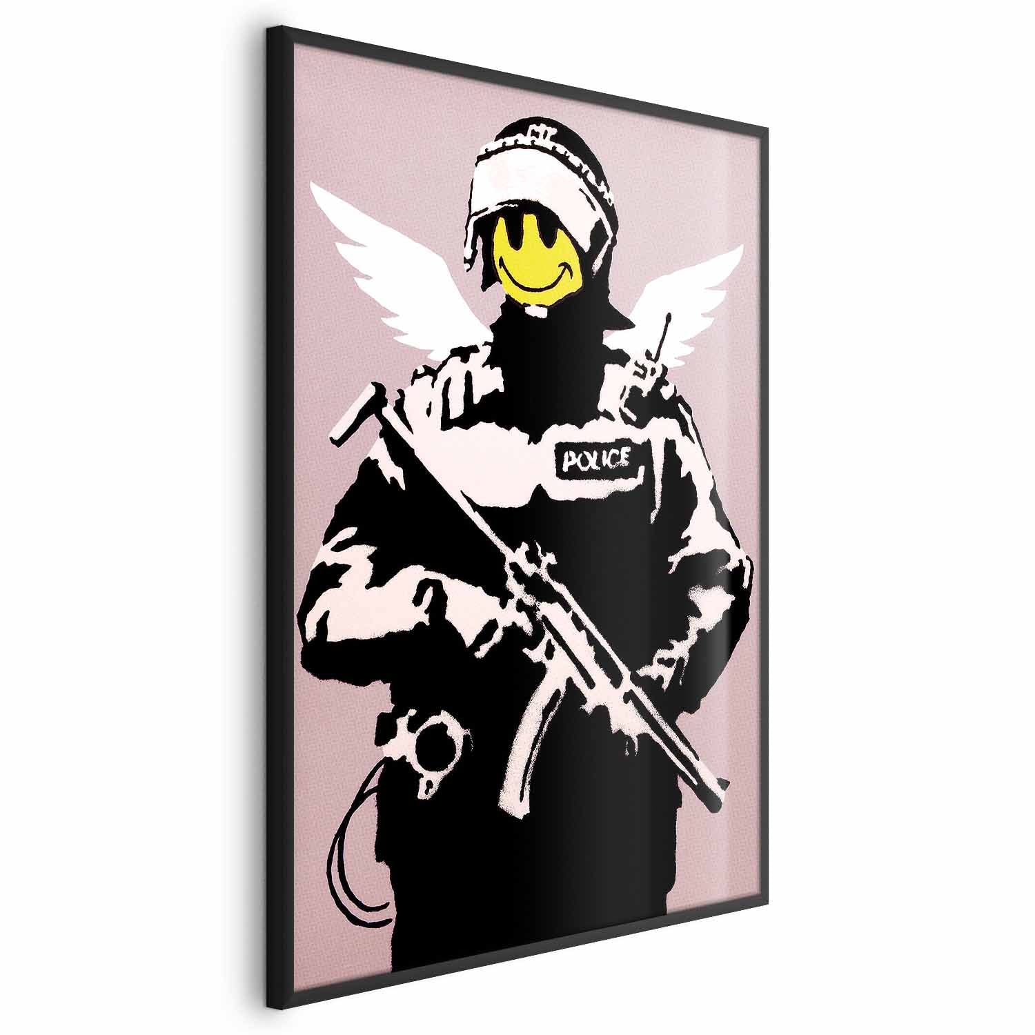 Graffiti Policeman Street Art Poster