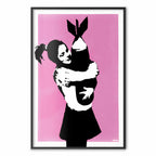 Graffiti Bomb Hug Street Art Poster