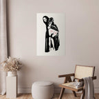 Banksy Style Graffiti Woman Street Art Poster
