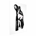 Banksy Style Graffiti Woman Street Art Poster