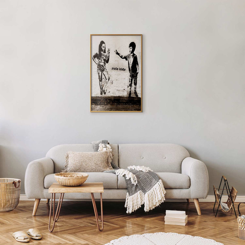 Graffiti Children Street Art Poster