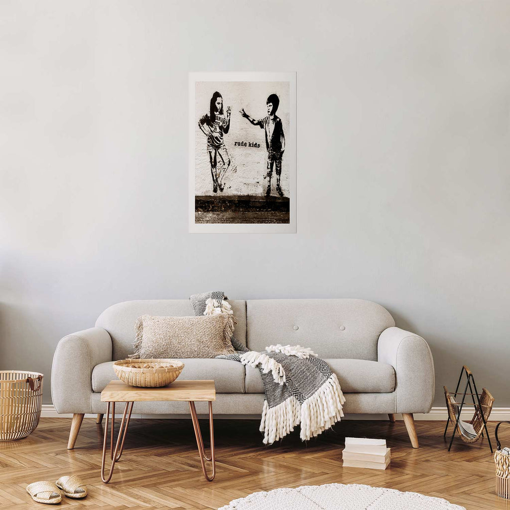 Graffiti Children Street Art Poster