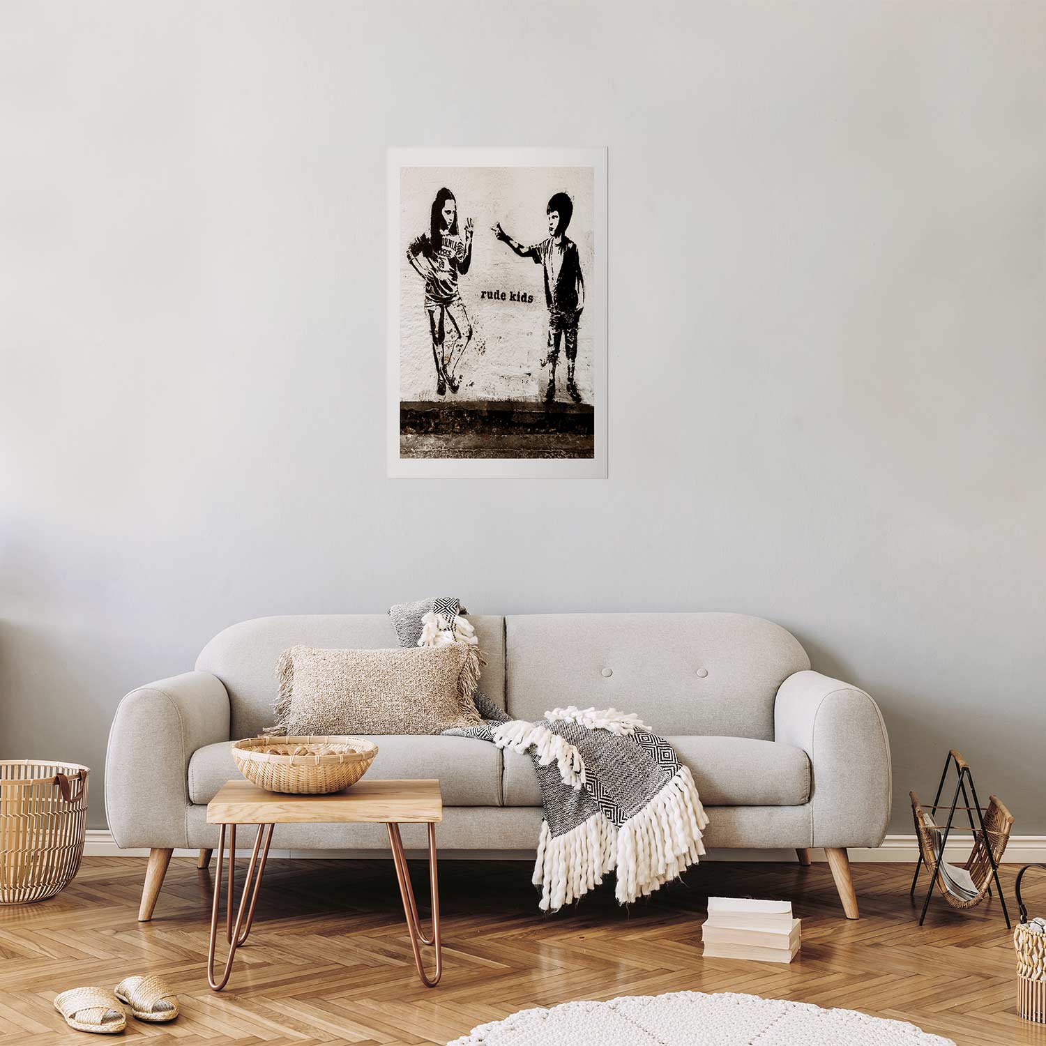 Graffiti Children Street Art Poster