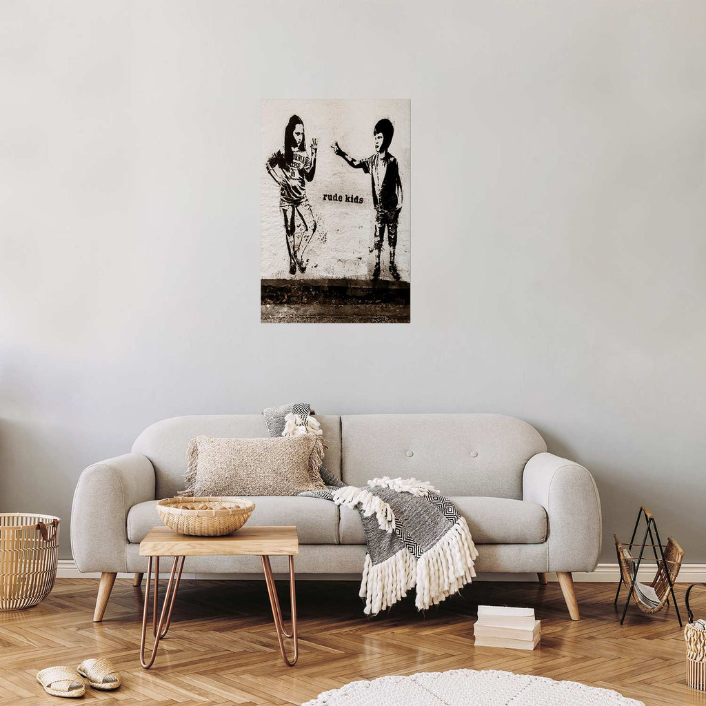 Graffiti Children Street Art Poster