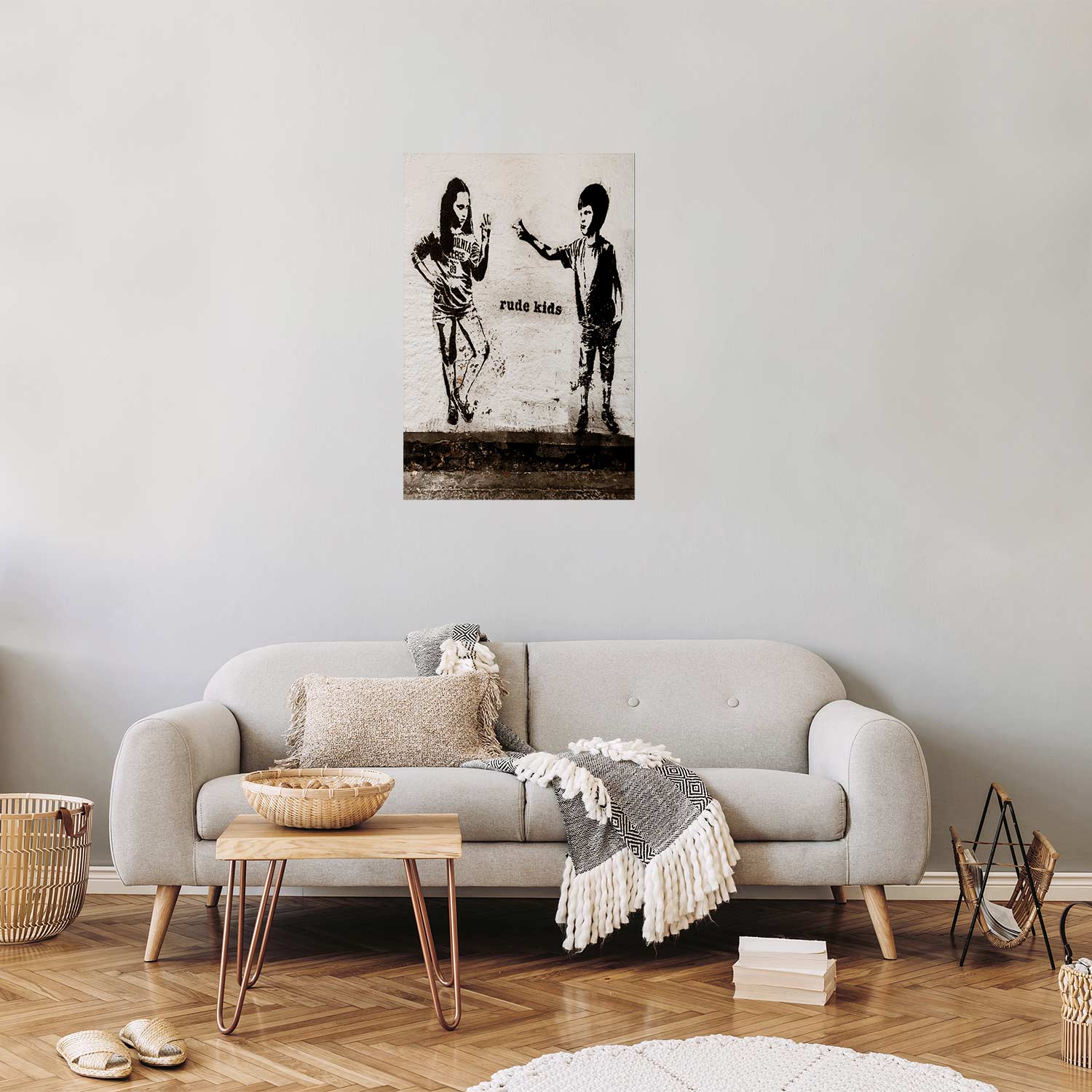 Graffiti Children Street Art Poster