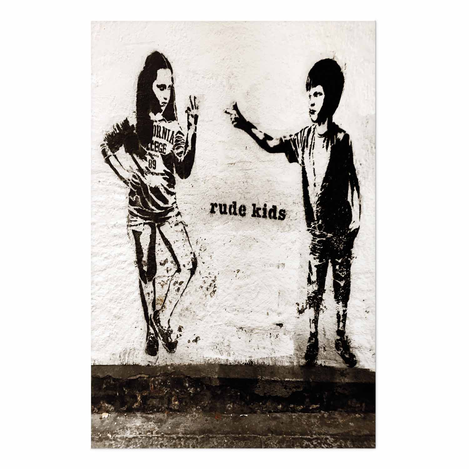 Graffiti Children Street Art Poster