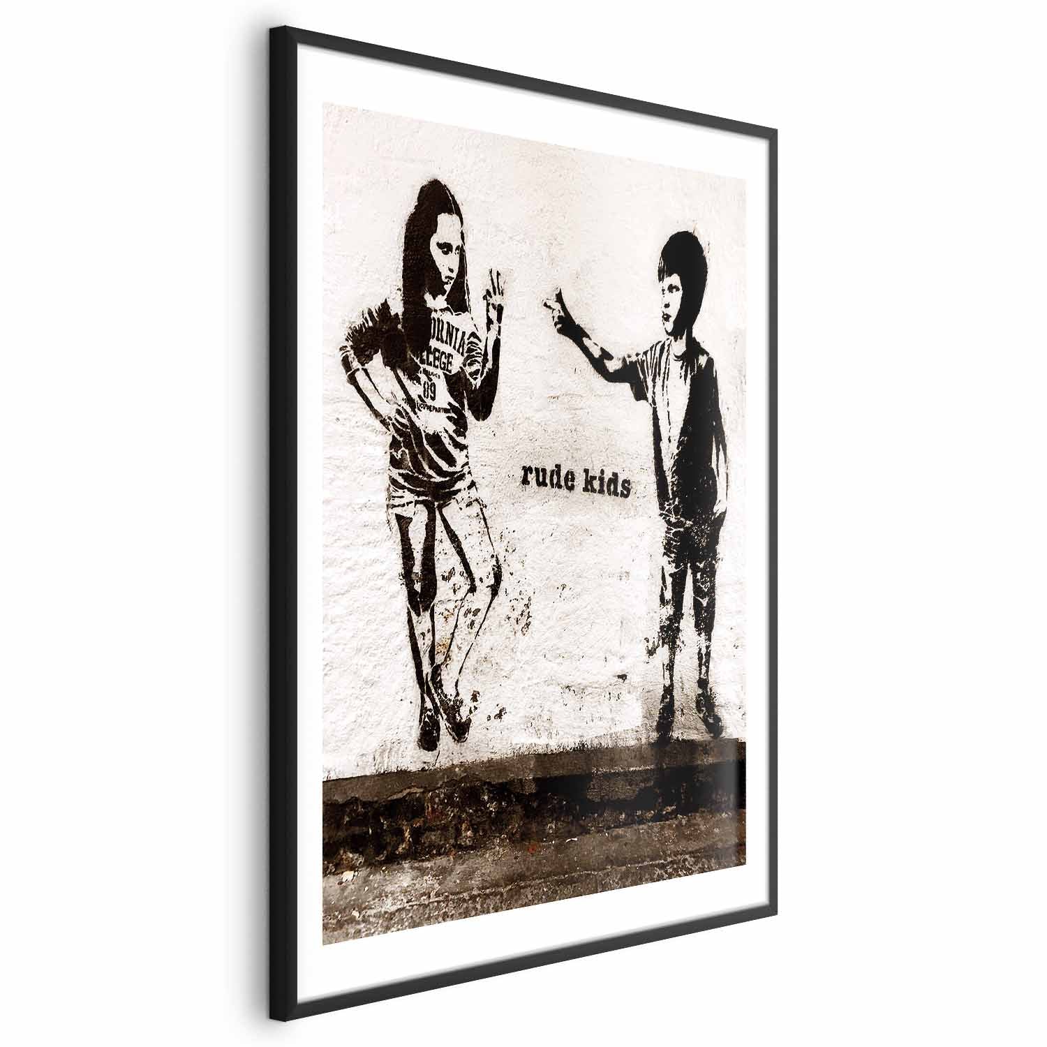 Graffiti Children Street Art Poster