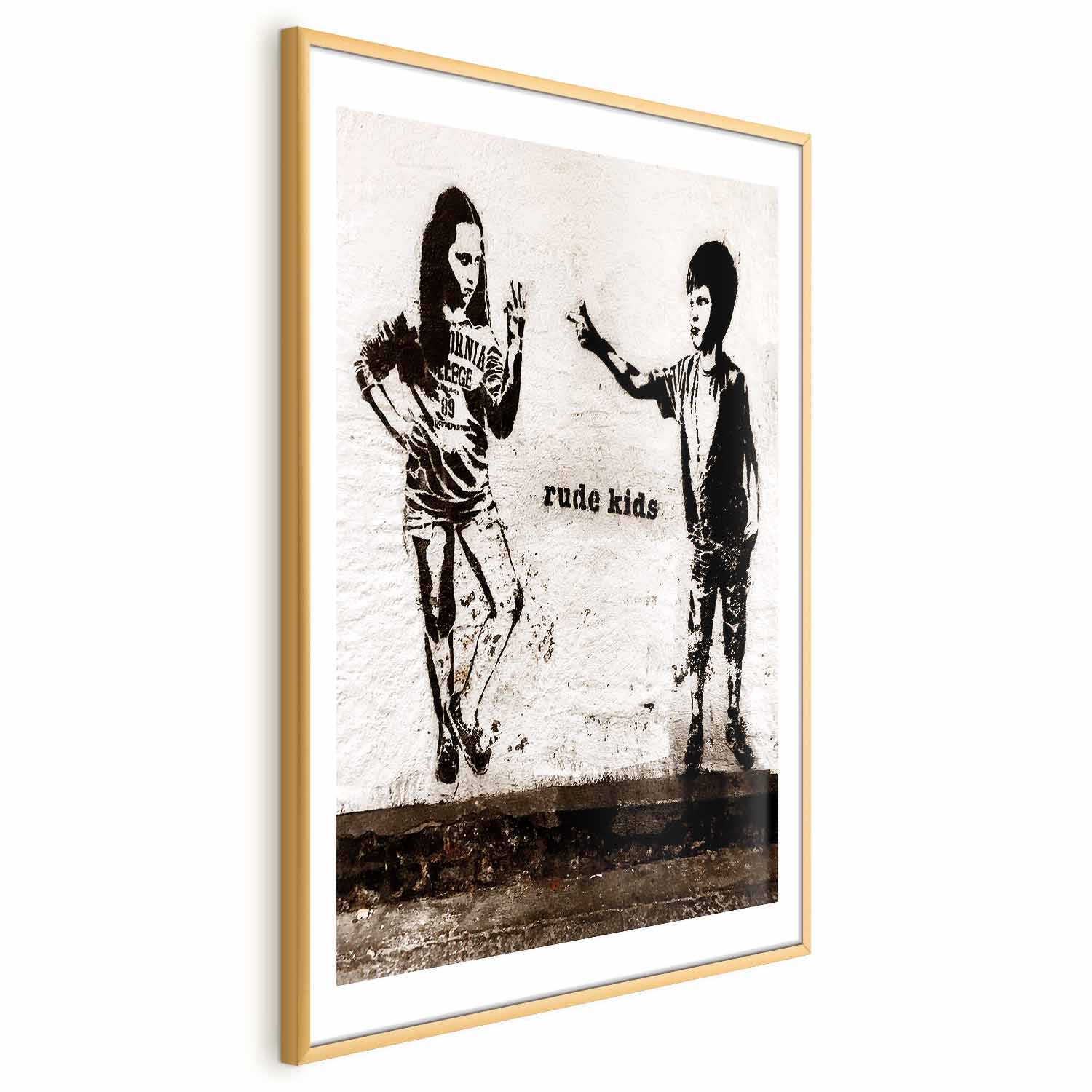 Graffiti Children Street Art Poster