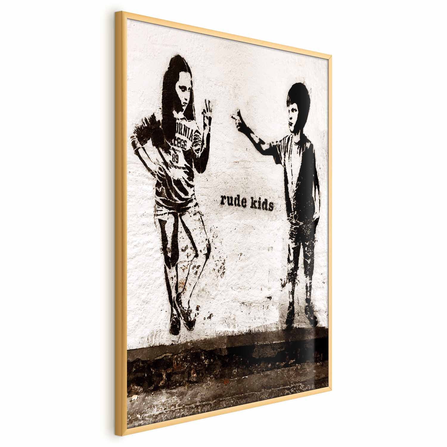 Graffiti Children Street Art Poster