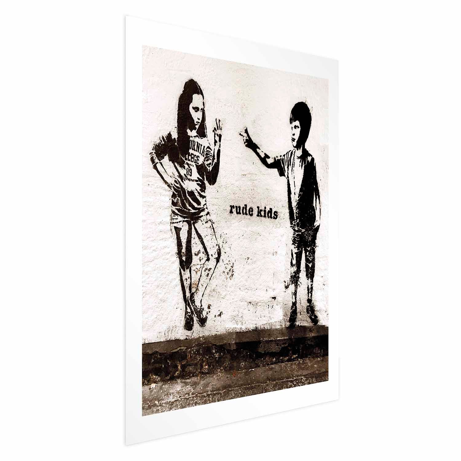 Graffiti Children Street Art Poster