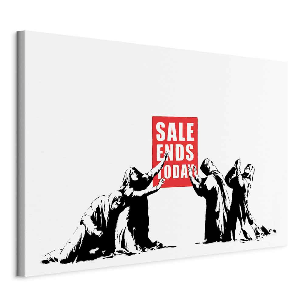 Street Art Graffiti Sale Canvas Print