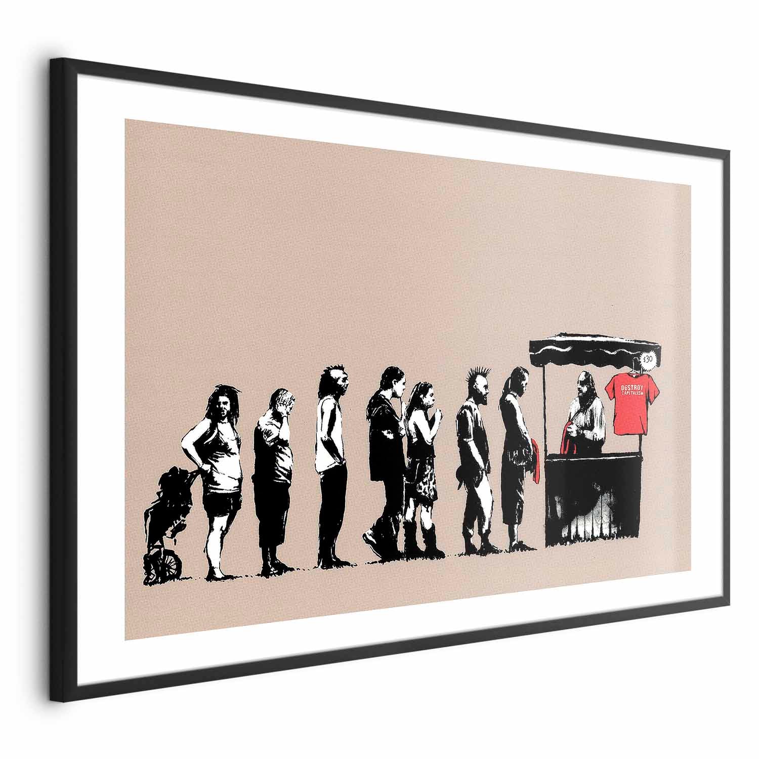 Destroy Capitalism Graffiti Street Art Poster