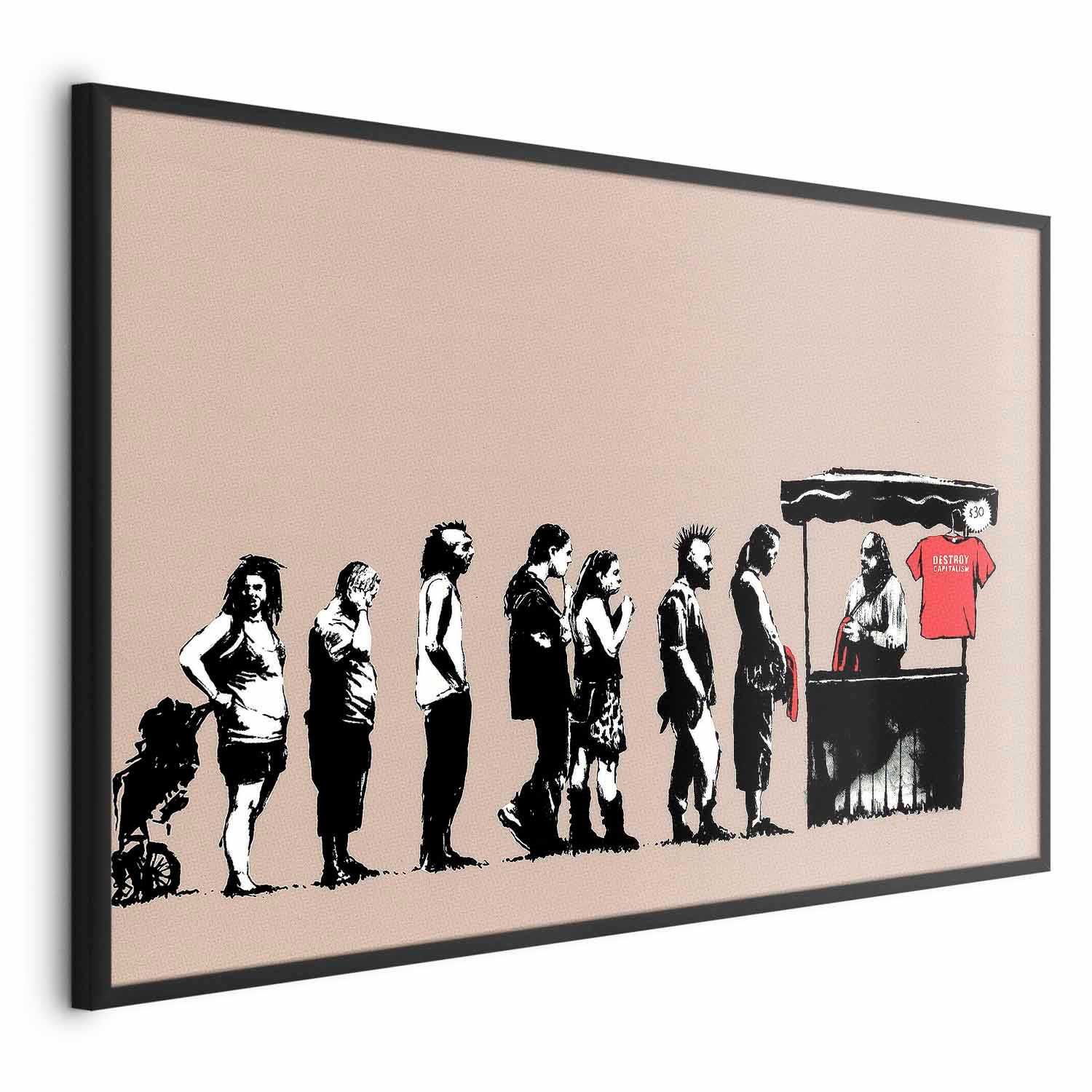 Destroy Capitalism Graffiti Street Art Poster