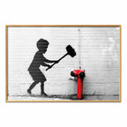 Graffiti Fire Hydrant Street Art Poster