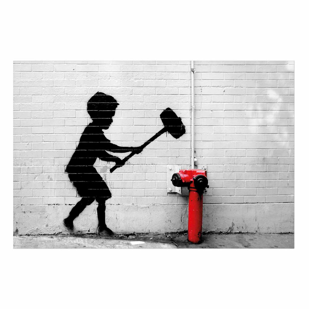 Graffiti Fire Hydrant Street Art Poster