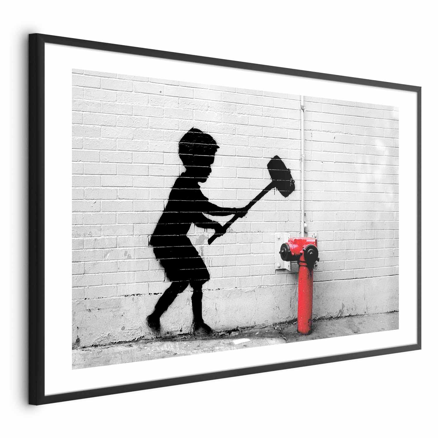 Graffiti Fire Hydrant Street Art Poster