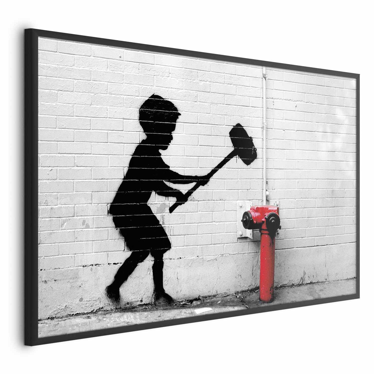 Graffiti Fire Hydrant Street Art Poster
