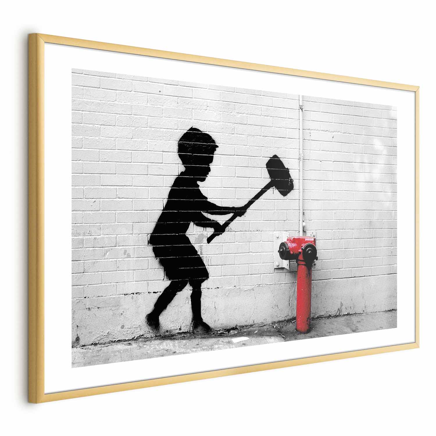 Graffiti Fire Hydrant Street Art Poster