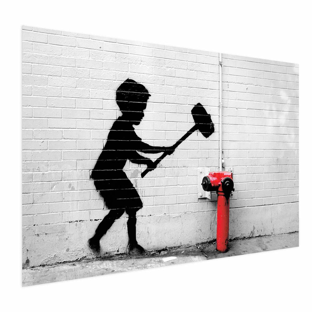 Graffiti Fire Hydrant Street Art Poster