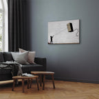 Flying Fridge Graffiti Canvas Print