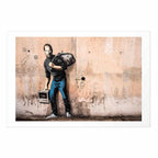 Banksy Street Art Portrait Poster