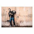 Banksy Street Art Portrait Poster