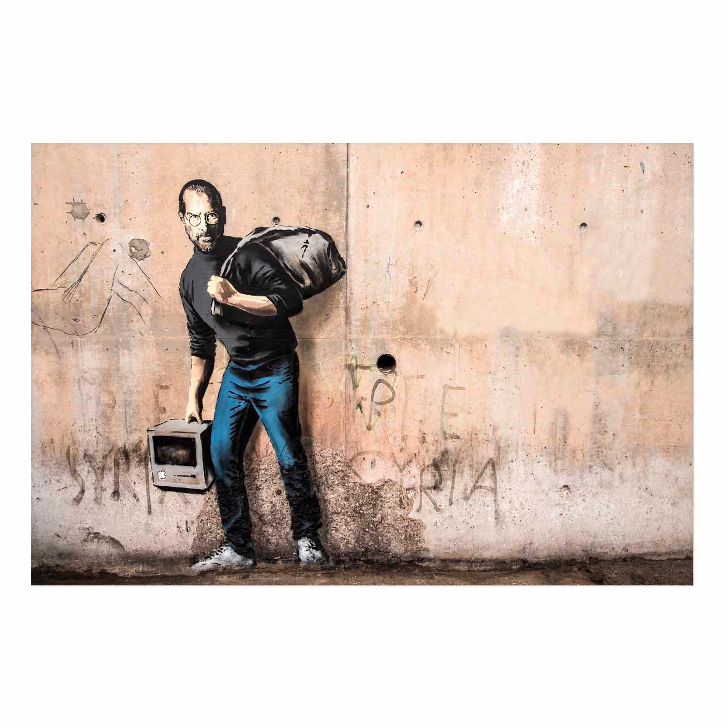 Banksy Street Art Portrait Poster