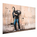 Banksy Street Art Portrait Poster