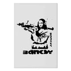 Banksy Graffiti Mona Lisa Street Art Canvas Print