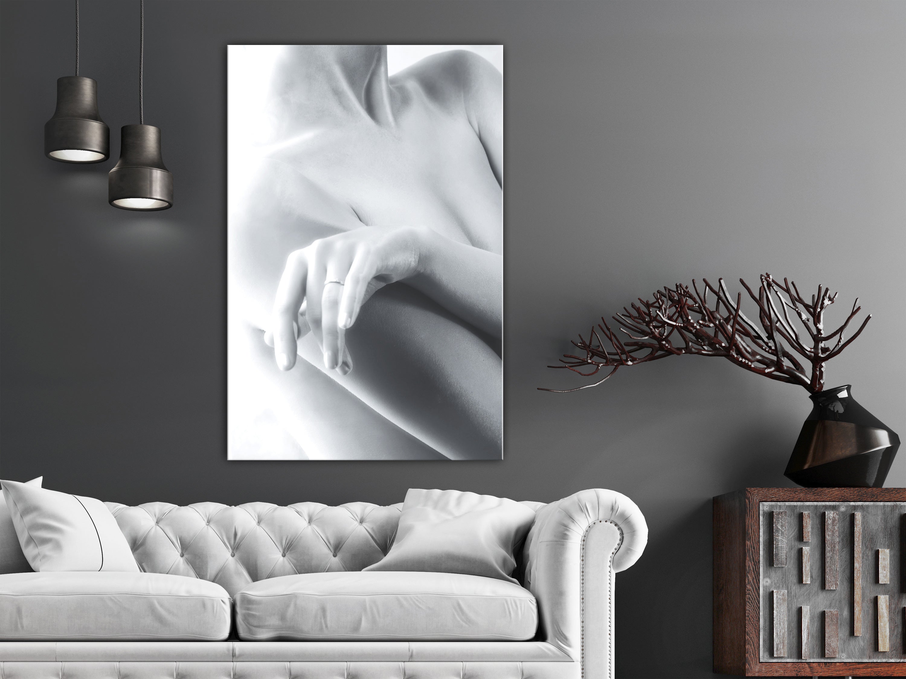 Canvas Print - Feminine Delicacy, Vertical