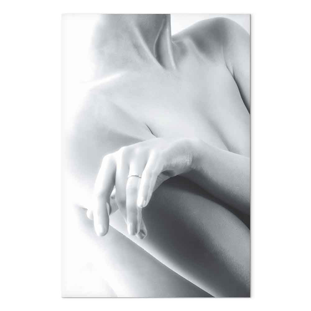 Feminine Portrait Vertical Canvas Print