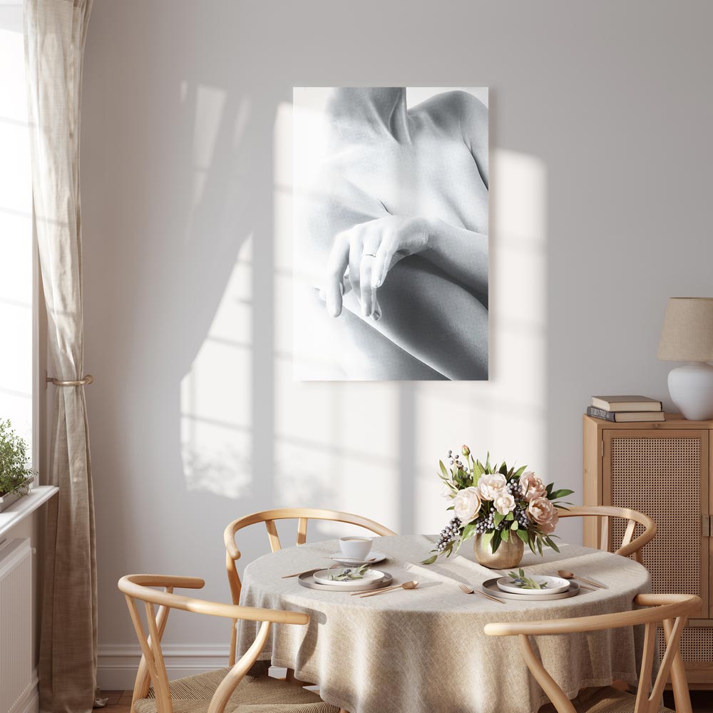 Feminine Portrait Vertical Canvas Print