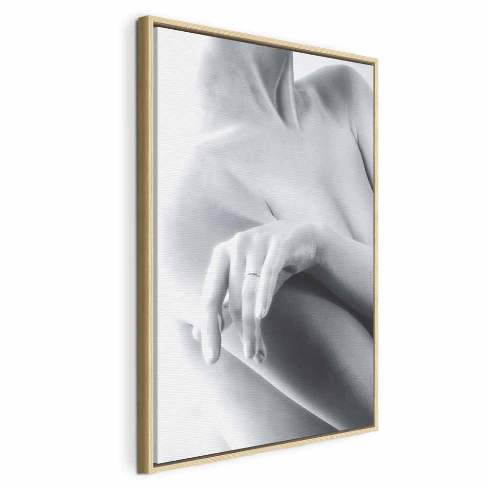 Feminine Portrait Vertical Canvas Print