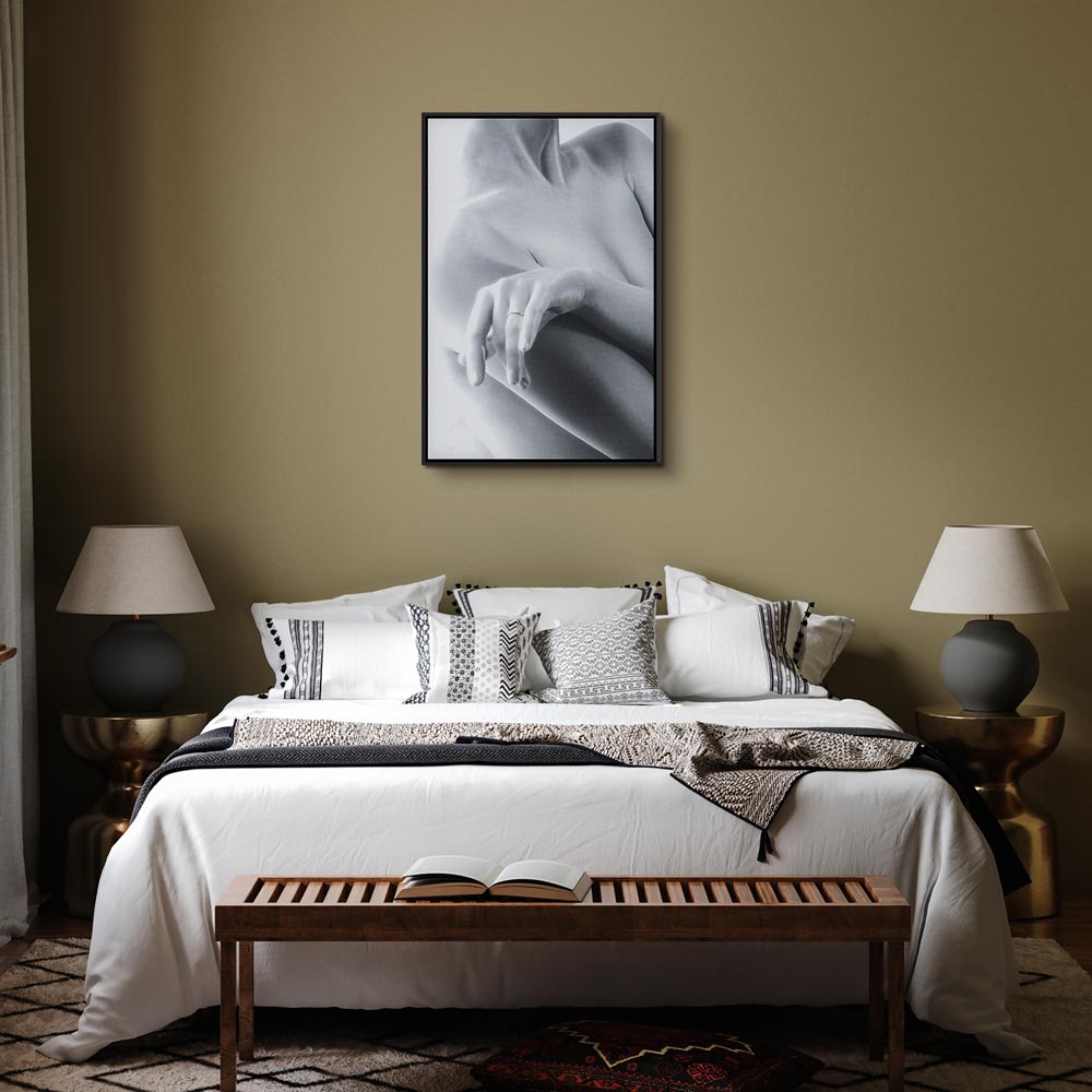 Feminine Portrait Vertical Canvas Print