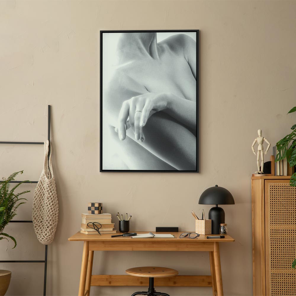 Feminine Portrait Vertical Canvas Print