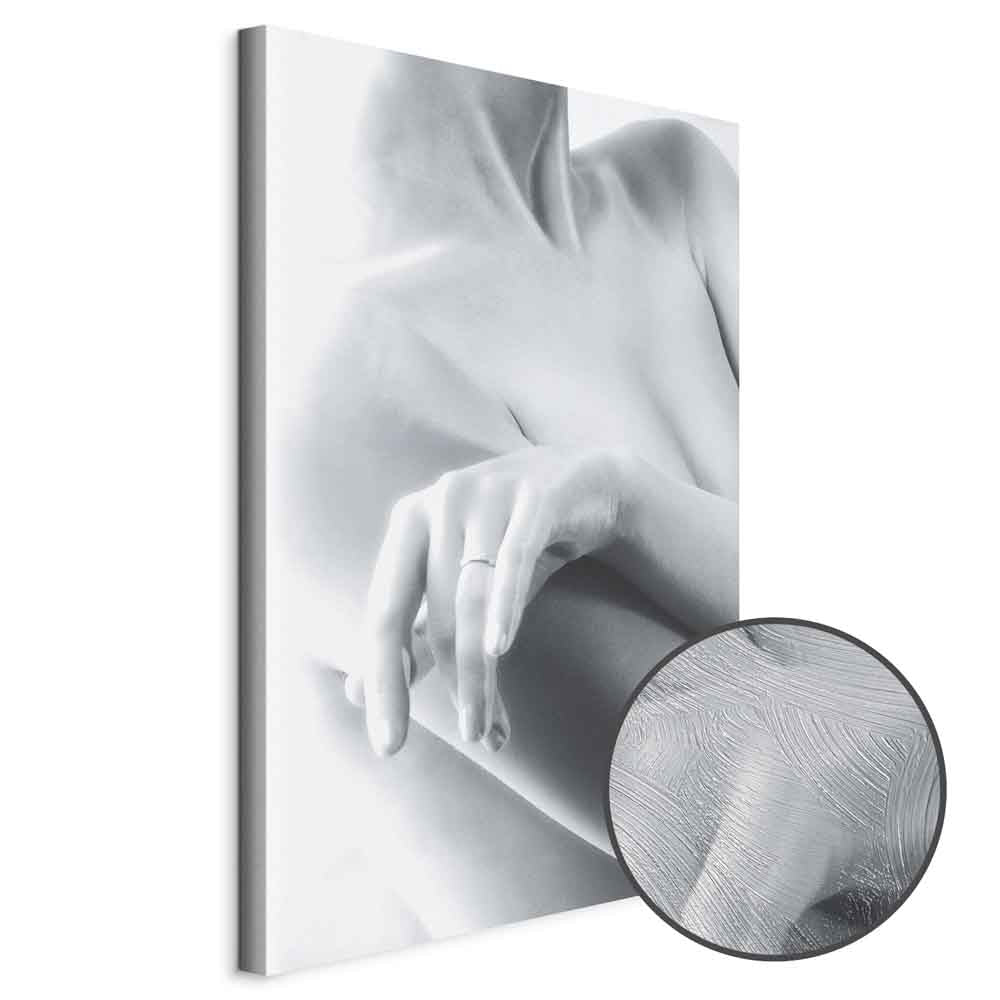 Feminine Portrait Vertical Canvas Print