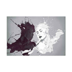 Abstract Couple Portrait Contemporary Canvas Print