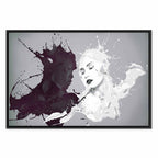 Abstract Couple Portrait Contemporary Canvas Print