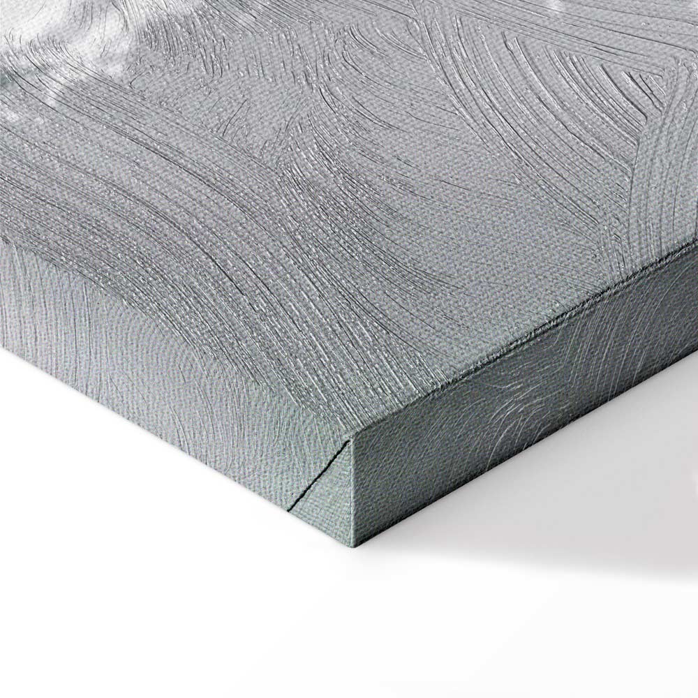 Abstract Couple Portrait Contemporary Canvas Print