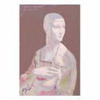 Pastel Woman Portrait Contemporary Poster