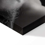 Woman Face Smoke Cloud Photo Canvas Print