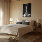 Woman Face Smoke Cloud Photo Canvas Print