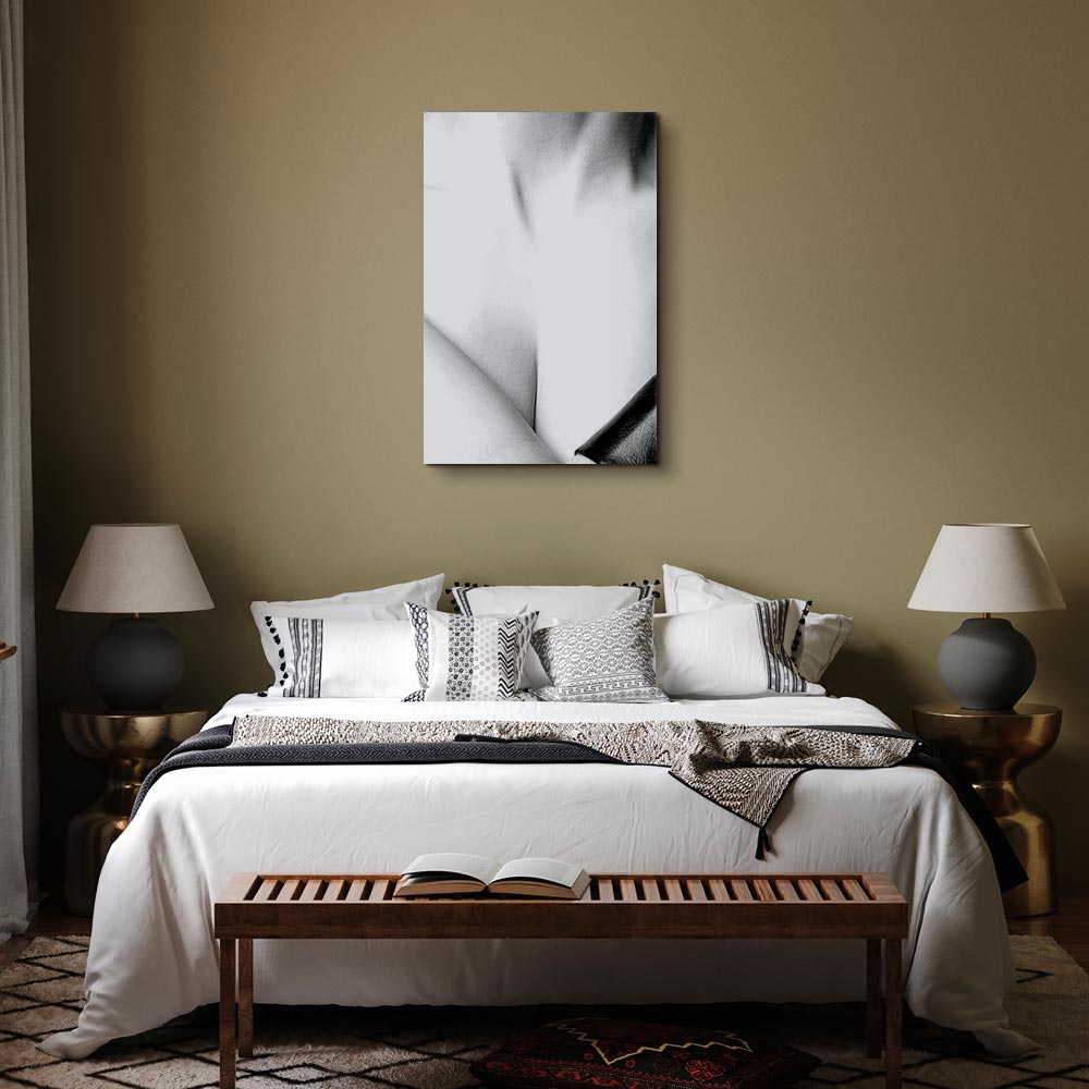 Grace Portrait Woman Vertical Canvas Print