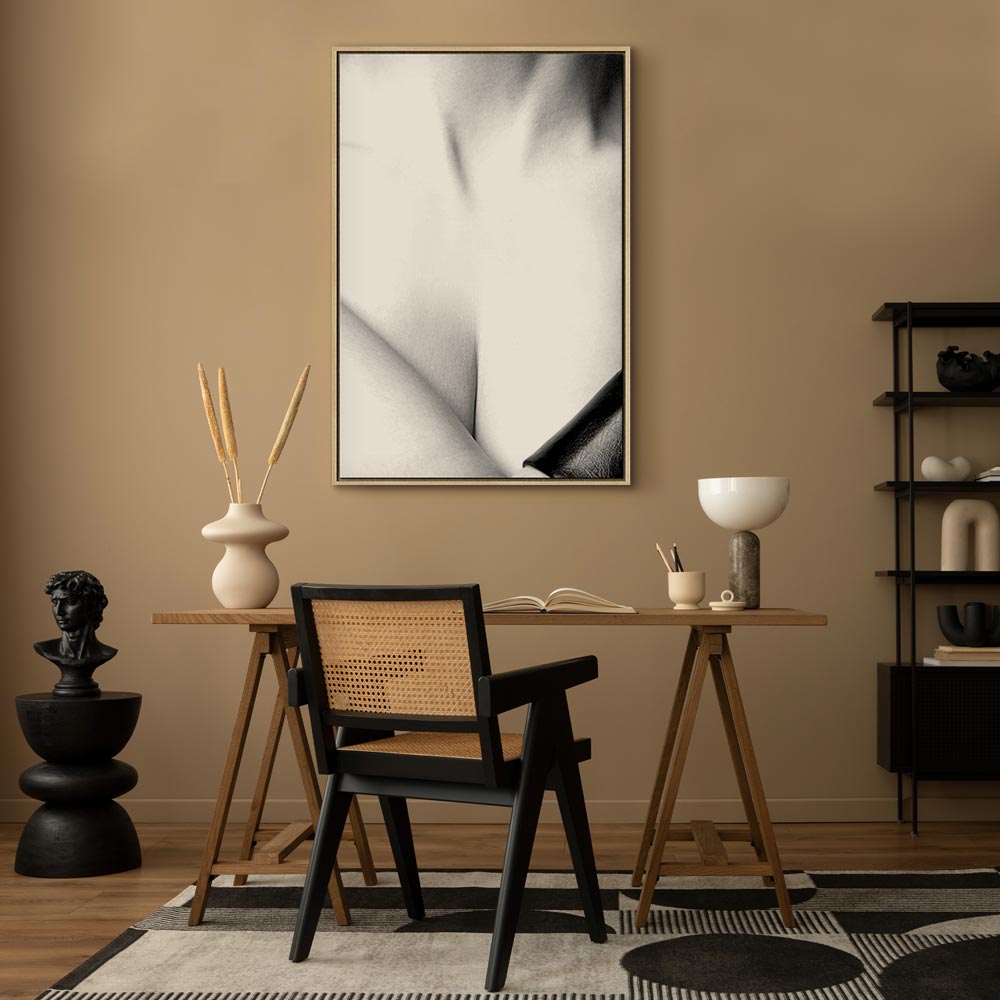 Grace Portrait Woman Vertical Canvas Print